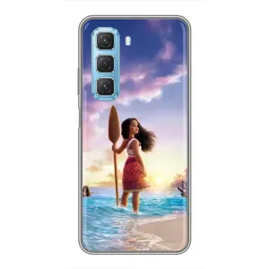 Чохол з принтом «Моана з веслом» для Infinix Hot 50 5G