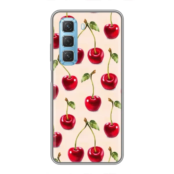 Чехол с принтом «Вишня» для Infinix Hot 50 5G