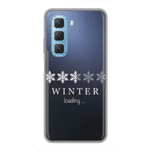 Зимні Чохли для Інфінікс Хот 50 5Джі - прозорий фон (Winter loading)