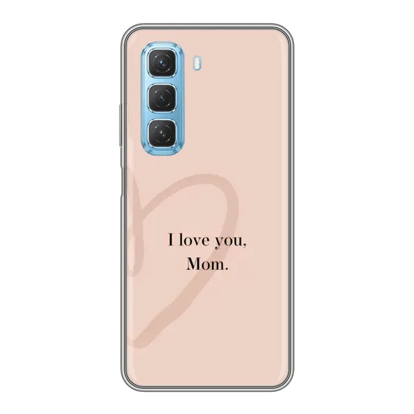 Чохол з принтом «Серце мамі» для Infinix Hot 50 5G