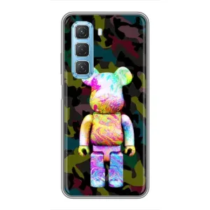 Чохли для Infinix Hot 50 5G - Bearbrick Louis Vuitton (PREMIUMPrint) (Яскравий Bearbrick)