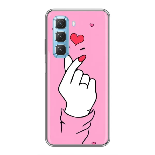 Чохол з принтом «Знак Love» для Infinix Hot 50 5G