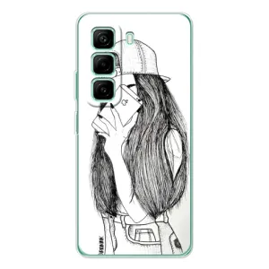 Чехол с принтом «Фото девочки» для Infinix Hot 50 Pro Plus