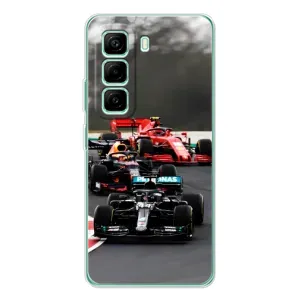 Чехол с принтом «Гонка Формула 1» для Infinix Hot 50 Pro Plus
