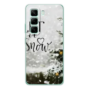 Чехол с принтом «Let it snow» для Infinix Hot 50 Pro Plus