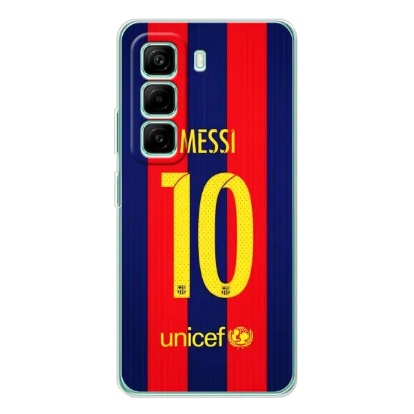 Чехол с принтом «Messi Barca 10» для Infinix Hot 50 Pro Plus
