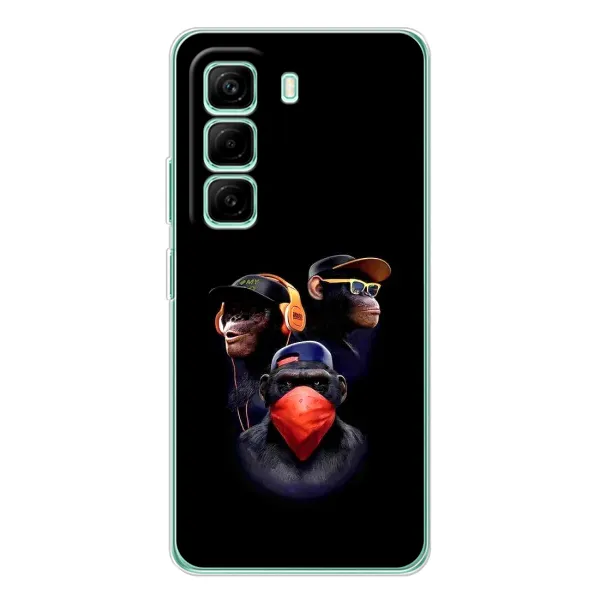 Чохол з принтом «Три мавпи» для Infinix Hot 50 Pro Plus Чохол з принтом «Три мавпи» для Infinix Hot 50 Pro Plus