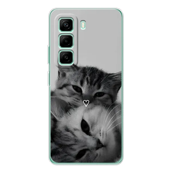 Чехол с принтом «Пара котов» для Infinix Hot 50 Pro Plus Чехол с принтом «Пара котов» для Infinix Hot 50 Pro Plus