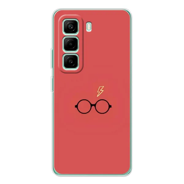 Чехол с принтом «шрам и очки» для Infinix Hot 50 Pro Plus