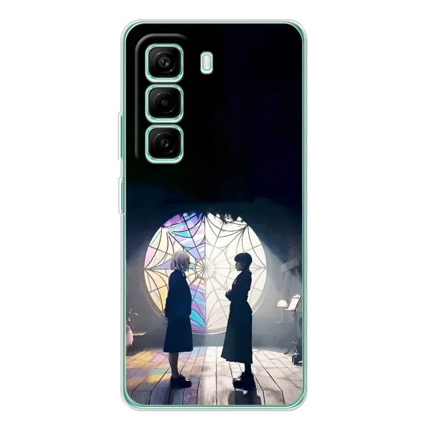Чехол с принтом «Уэнздей и Инид» для Infinix Hot 50 Pro Plus