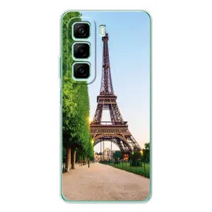Чехол Эйфелева Башня для Infinix Hot 50 Pro - (AlphaPrint) (Дорога в Париж)