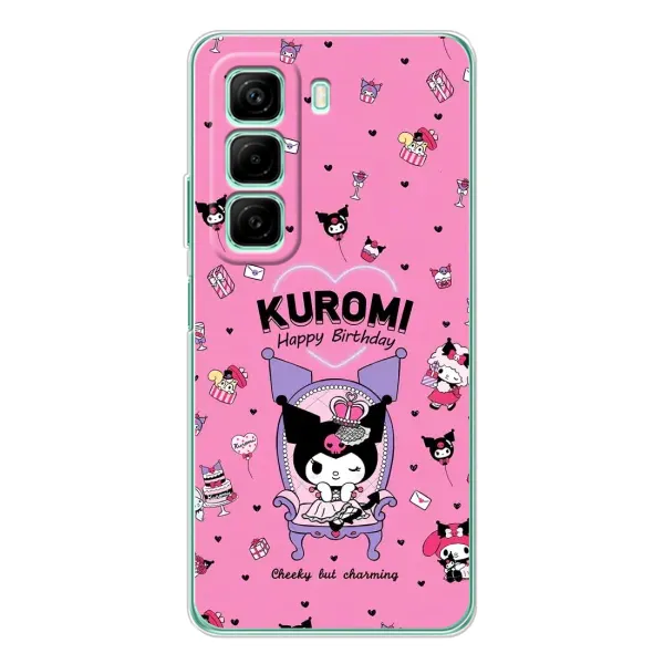Чехол с принтом «KUROMI» для Infinix Hot 50 Pro