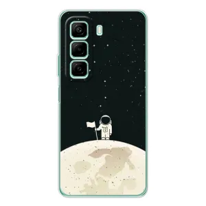 Космические Чехлы для Хот 50 Про (VPrint) (На луне)