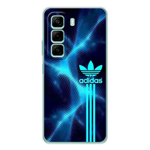 Чехол с принтом «Синий Адидас» для Infinix Hot 50 Pro