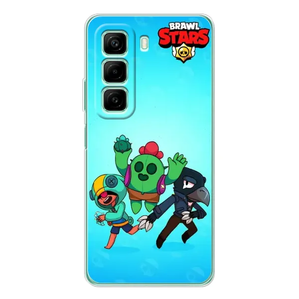 Чехол с принтом «Трио героев» для Infinix Hot 50 Pro