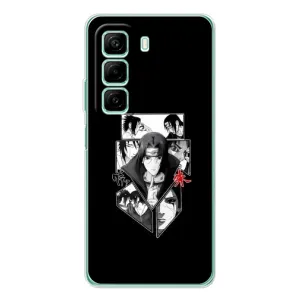 Чохли на тему: Ітачи Учіха для Infinix Hot 50 (AlphaPrint) (колаж Ітачі)