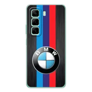 Чохол для Інфінікс Хот 50 - з принтом БМВ (AlphaPrint) (Лого BMW)