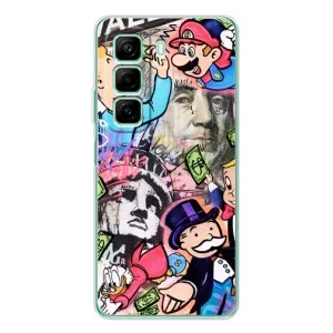 Чохли з крутими принтами для Infinix Hot 50 - (PREMIUMPrint) (Monopoly man)