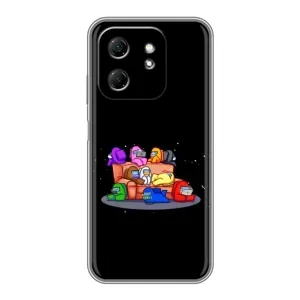Чехол Амонг Ас для Infinix Hot 50i (AlphaPrint) (Амонг-ас)