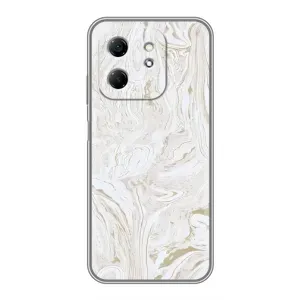 Мраморный чехол на Infinix Hot 50i (VPrint) (Белый мрамор)