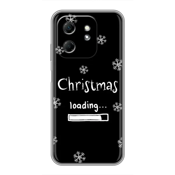 Чехол с принтом «Christmas loading» для Infinix Hot 50i Чехол с принтом «Christmas loading» для Infinix Hot 50i