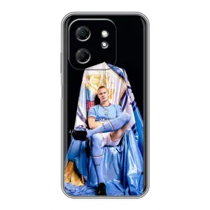 Чехлы с футболистом Ерлинг Холанд для Infinix Hot 50i (AlphaPrint) (футболист Холанн)