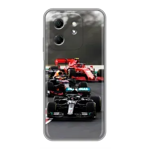 Чехол Формула1 на Infinix Hot 50i (Гонка Формула 1)