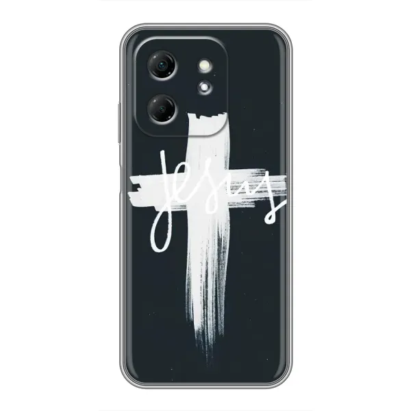 Чехол с принтом «Иисус» для Infinix Hot 50i