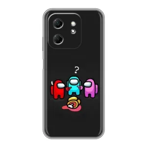 Чехол Амонг Ас для Infinix Hot 50i (AlphaPrint) (Импостер)