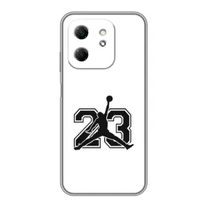 Чехлы для Infinix Hot 50i - с картинкой JORDAN (AlphaPrint) (Jordan 23)