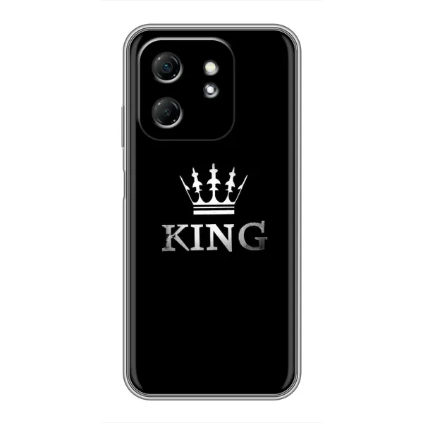 Чехол с принтом «KING» для Infinix Hot 50i