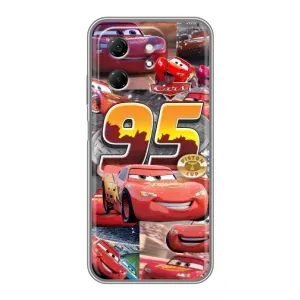Чехол с принтом «Коллаж Молния Маквин» для Infinix Hot 50i