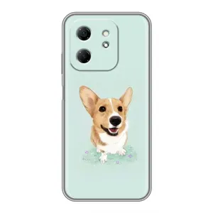 Чехлы с собаками для Infinix Hot 50i (VPrint) (Корги)