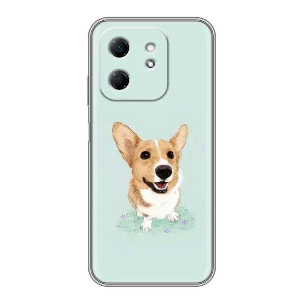 Чехол с принтом «Корги» для Infinix Hot 50i Чехол с принтом «Корги» для Infinix Hot 50i