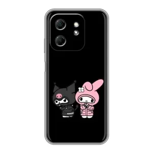 Чехол с кроликом Куроми на Infinix Hot 50i (Куроми и Мелоди)