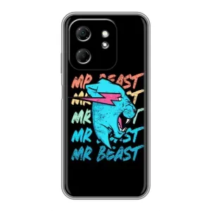 Чехол с принтом «logo Mr beast» для Infinix Hot 50i