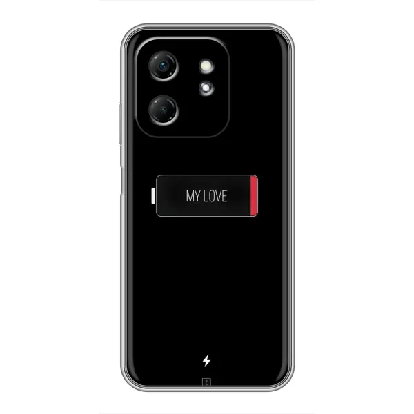 Чехол с принтом «Love battery» для Infinix Hot 50i Чехол с принтом «Love battery» для Infinix Hot 50i
