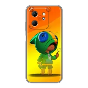 Чехол для Infinix Hot 50i Бравл Старс (VPrint) (Хлопчик Леон)