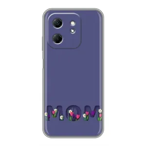 Чехлы для мамы на Infinix Hot 50i (Мама в цветах)