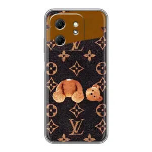 Брендновые Чехлы для Infinix Hot 50i - (PREMIUMPrint) (Медведь без головы)