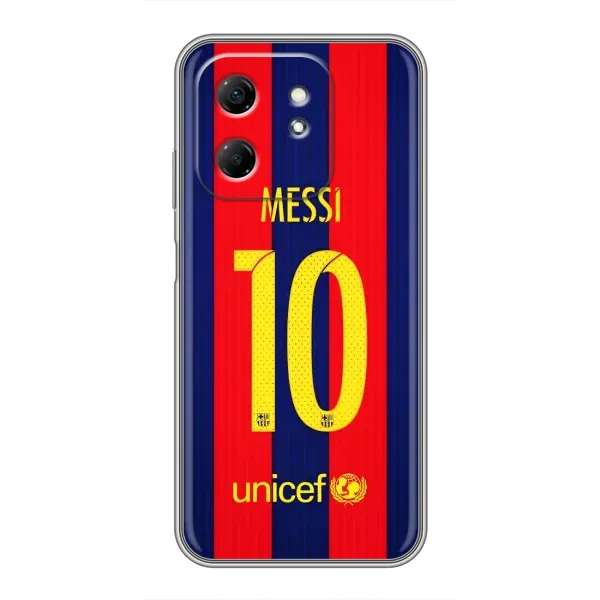 Чехол с принтом «Messi Barca 10» для Infinix Hot 50i