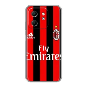 Чехлы для Infinix Hot 50i (VPrint) - Футбольные клубы (Milan)