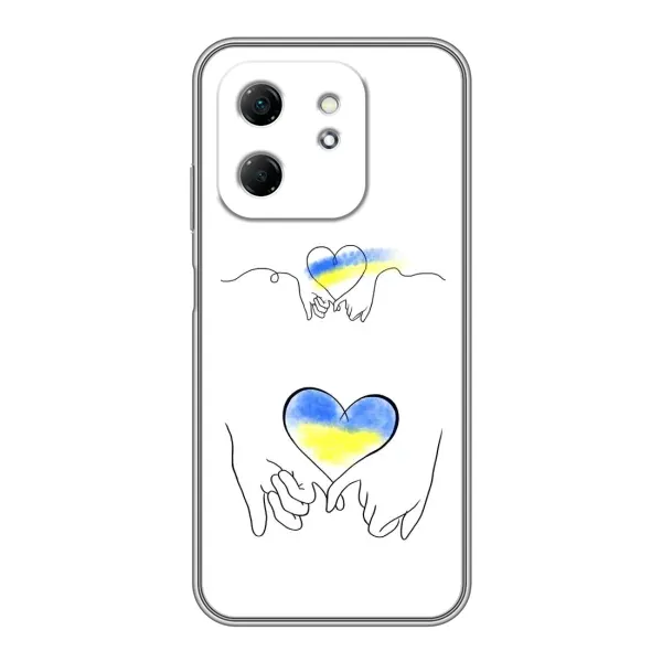 Чехол с принтом «Мир Украине» для Infinix Hot 50i