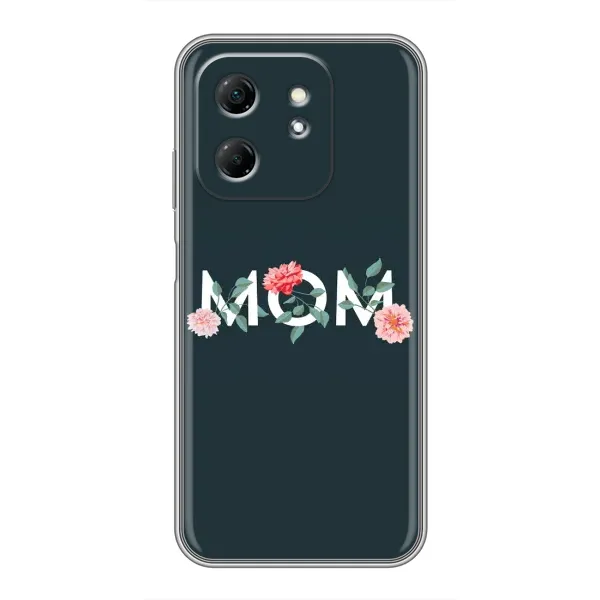 Чехол с принтом «Mom дизайн» для Infinix Hot 50i