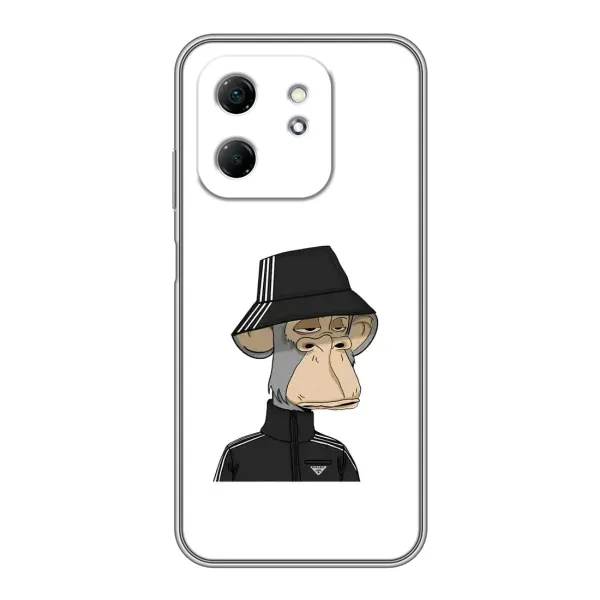 Чехол с принтом «обезьяна NFT Adidas» для Infinix Hot 50i