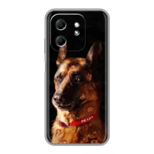 Чехлы с картинками животных Infinix Hot 50i (Овчарка)