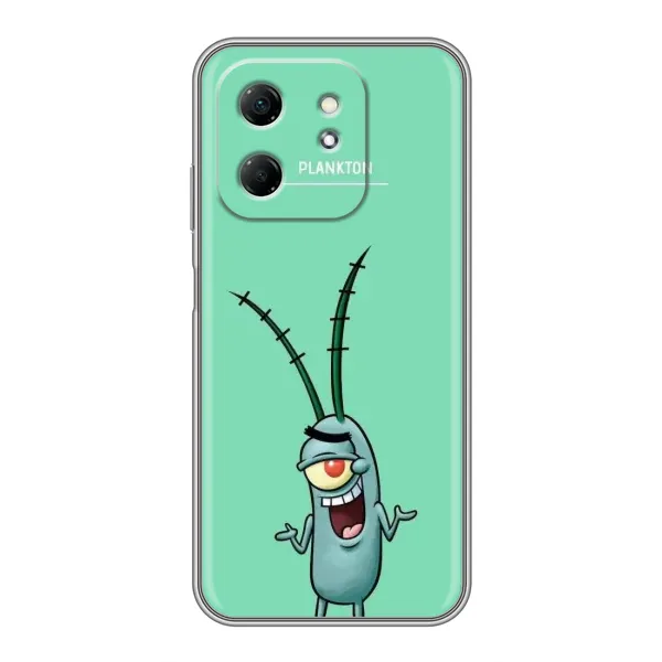 Чехол с принтом «Персонаж Планктон» для Infinix Hot 50i