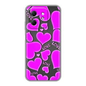 Чехлы для любимой на Хот 50і (VPrint) (Pink hearts)
