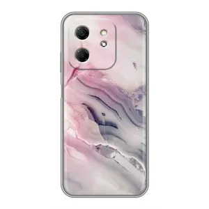 Мраморный чехол на Infinix Hot 50i (VPrint) (Пурпурный Мрамор)