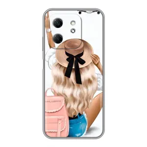 Чехол с печатью для Infinix Hot 50i - (Мода) (AlphaPrint) (Путешествие)